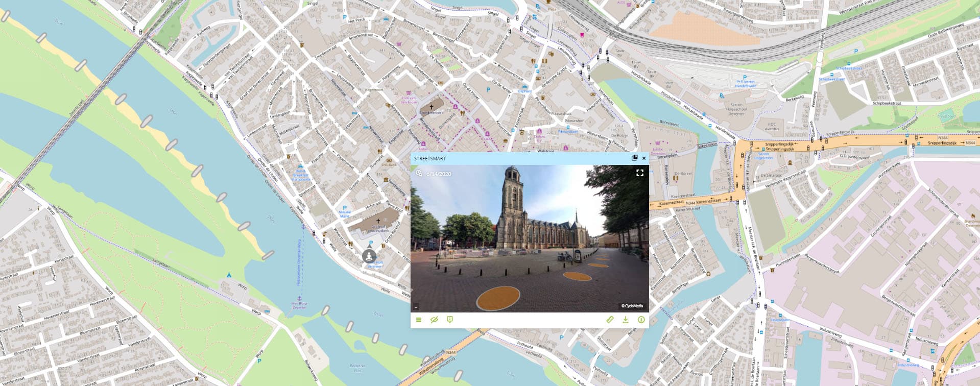 Cyclomedia Street Smart in GeoApps