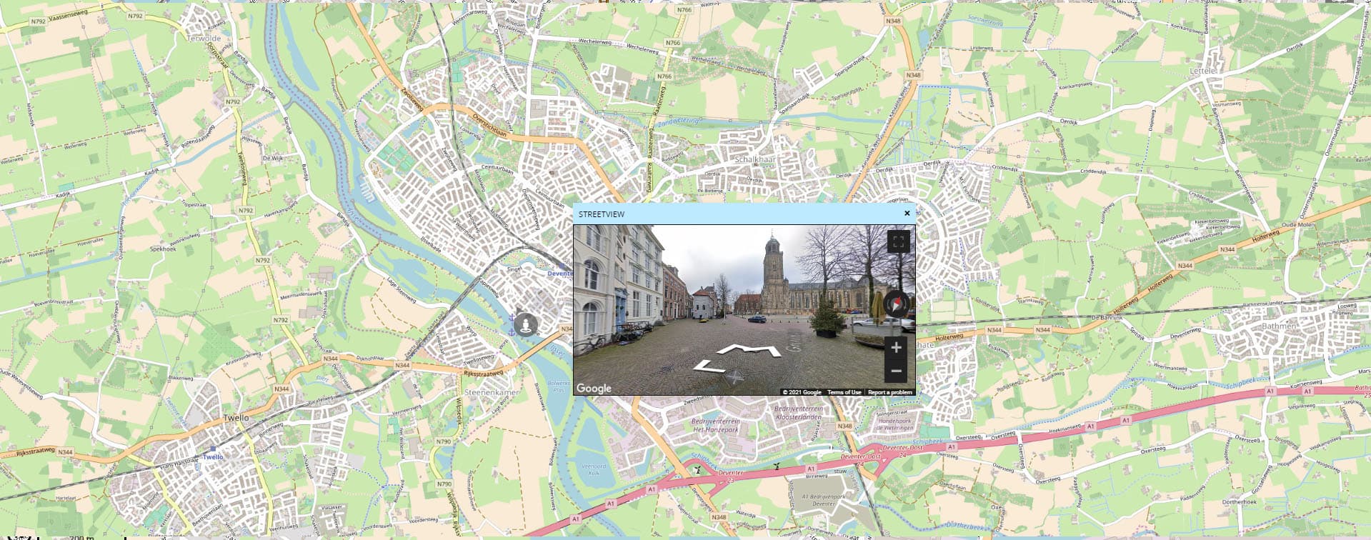 Google Street View in GeoApps