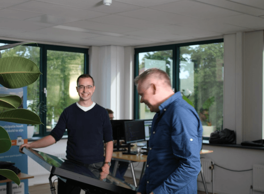Samenwerken aan de TouchTable
