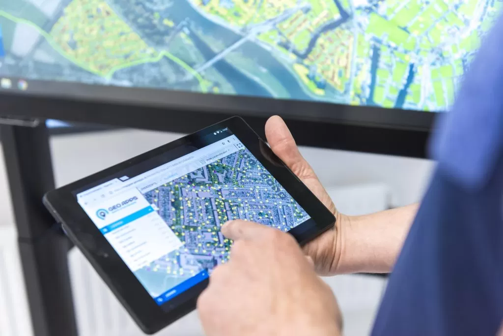 GeoApps interface met PraatMee applicatie