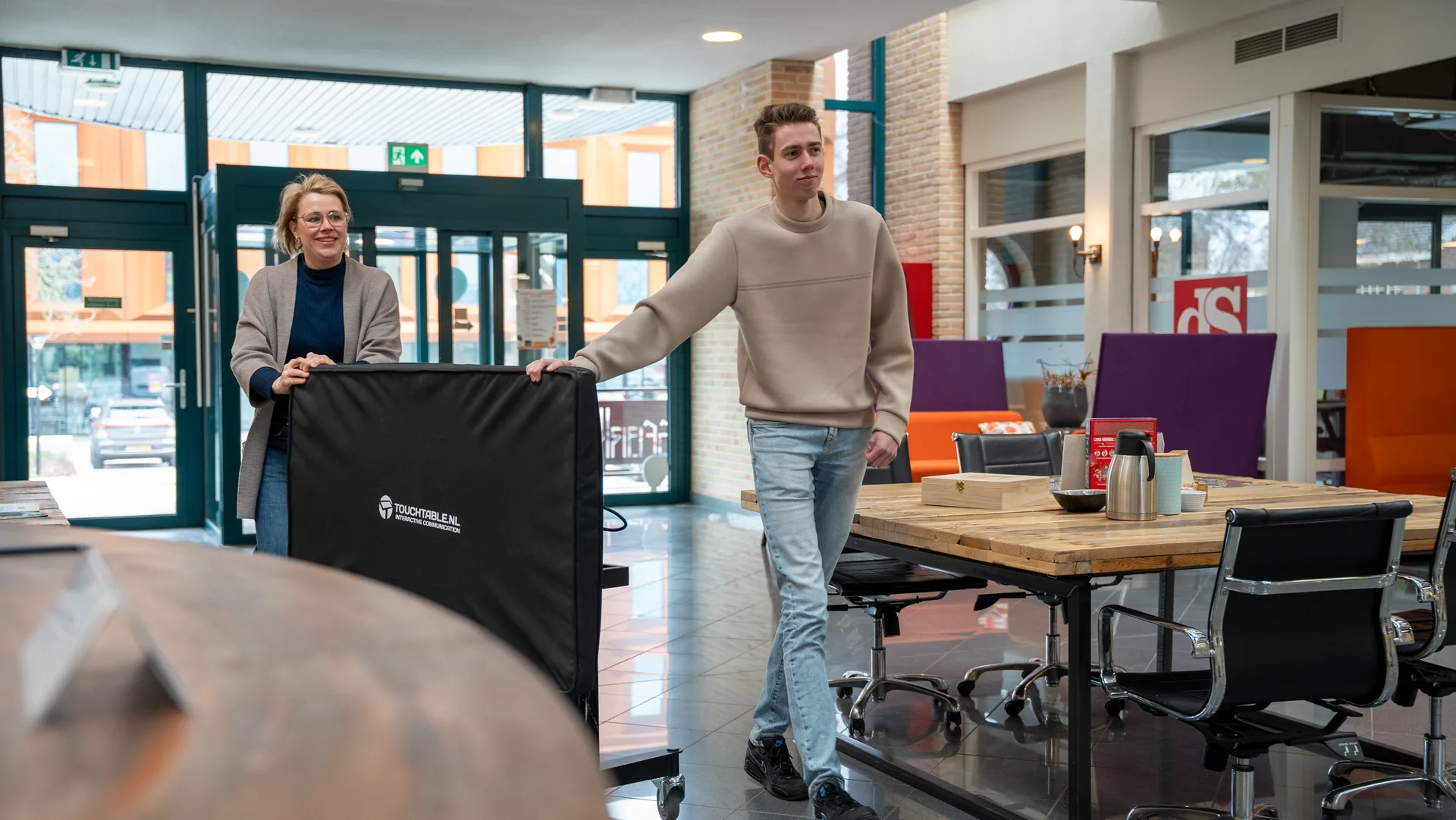 TouchTable transport