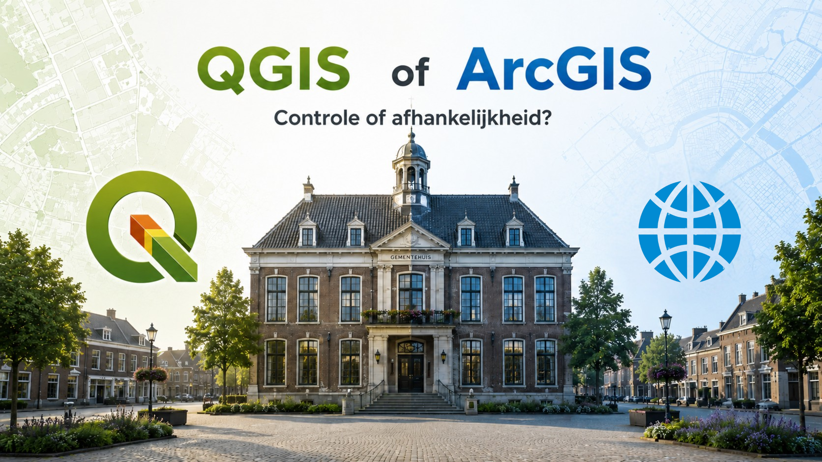 Featured image for QGIS vs ArcGIS: wat past bij uw organisatie?