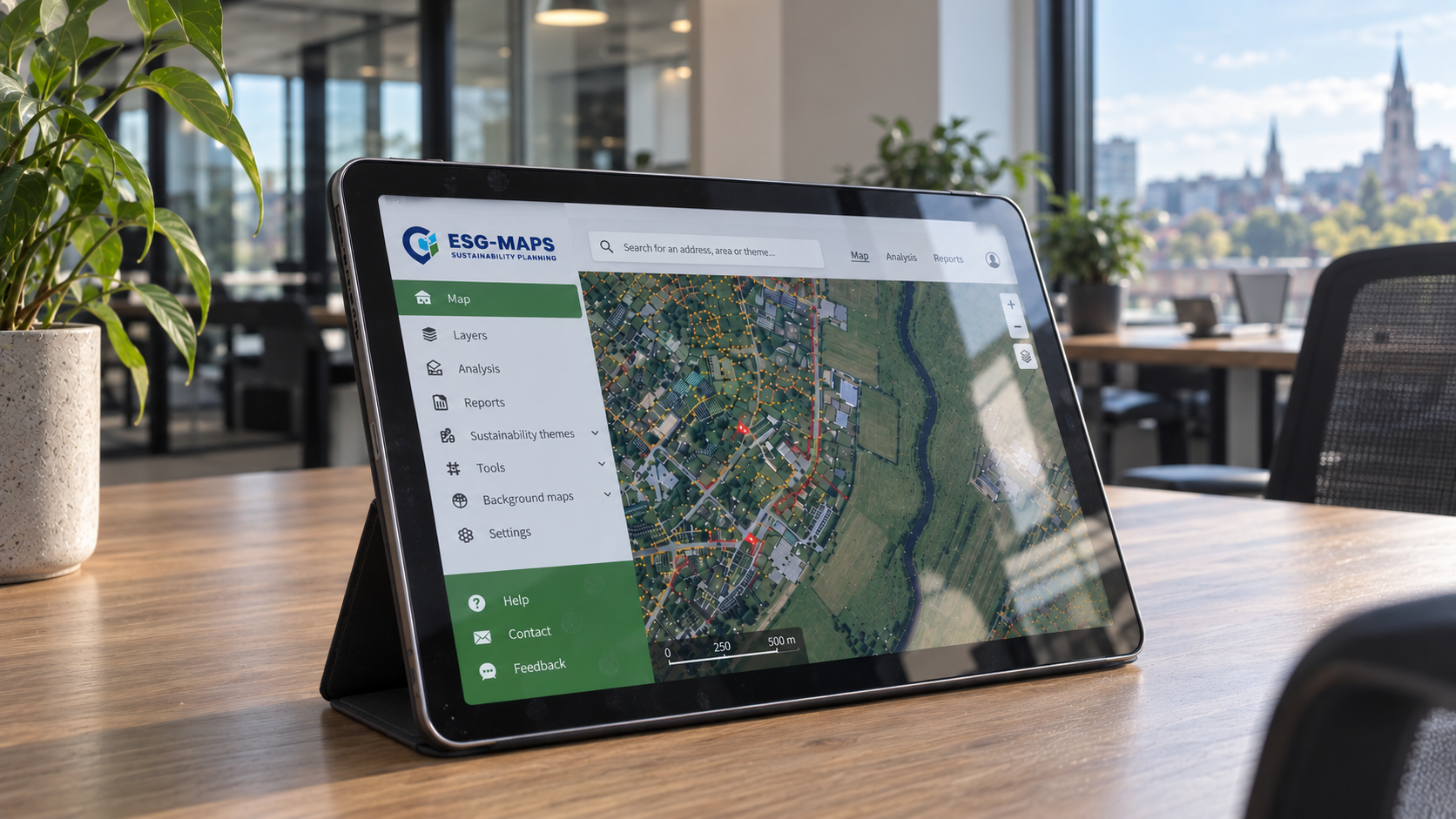 From Data to Policy: Sustainability-as-a-Service for Municipalities